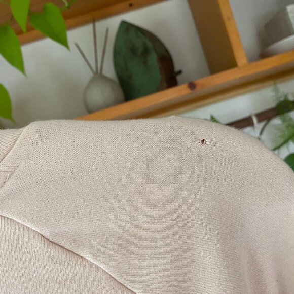 Retro 90's Crop Rainbow Sweater Zip Sweatshirt S/M - Picture 7 of 7